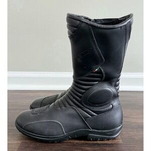 GAERNE Women's Boots Black Rose Motorcycle Waterproof Leather Touring Size 9